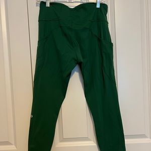 Lululemon Fast and Free high rise 25” leggings